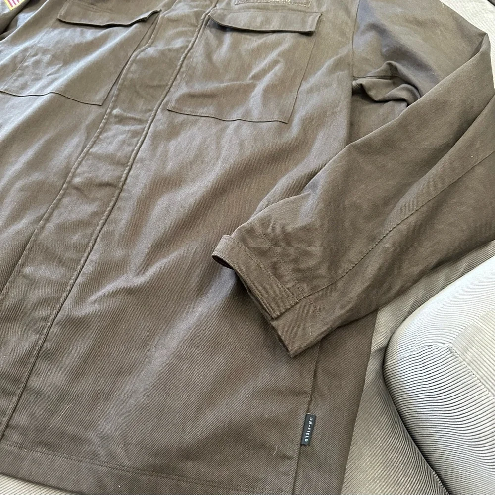 Nike NFL On field New England Patriots Military Support Coat - Swoosh Logo 3XL - Picture 3 of 16